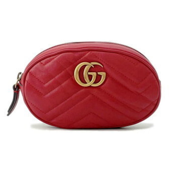 Gucci GG Marmont Leather Belt Bag Waist - Picture 1 of 8